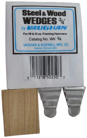 WK3/4 Vaughan 3/4'' Wedge Kit for 23 & 32 oz. Hammers 50250