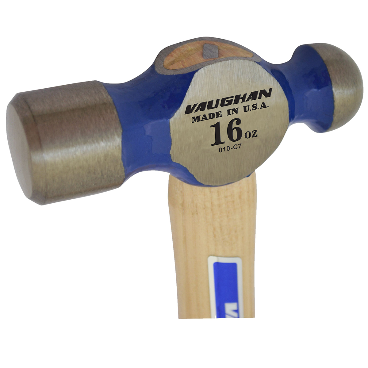 16-Ounce Head US Tape Vaughan 163-10 FS016 Fiberglass Handle Ball Pein Hammer 