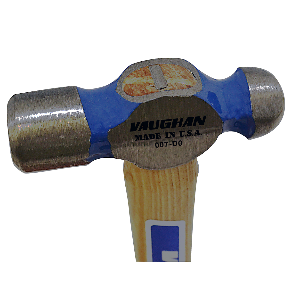 Vaughan 151-30 TC504 Hickory Handle Ball Pein Hammer 4-Ounce Head 